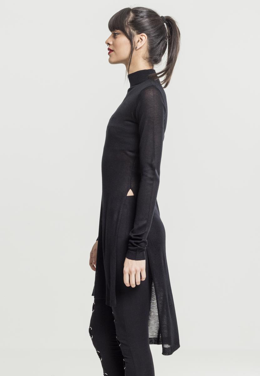 TB 1342 Fine Knit Tortleneck Long Shirt
