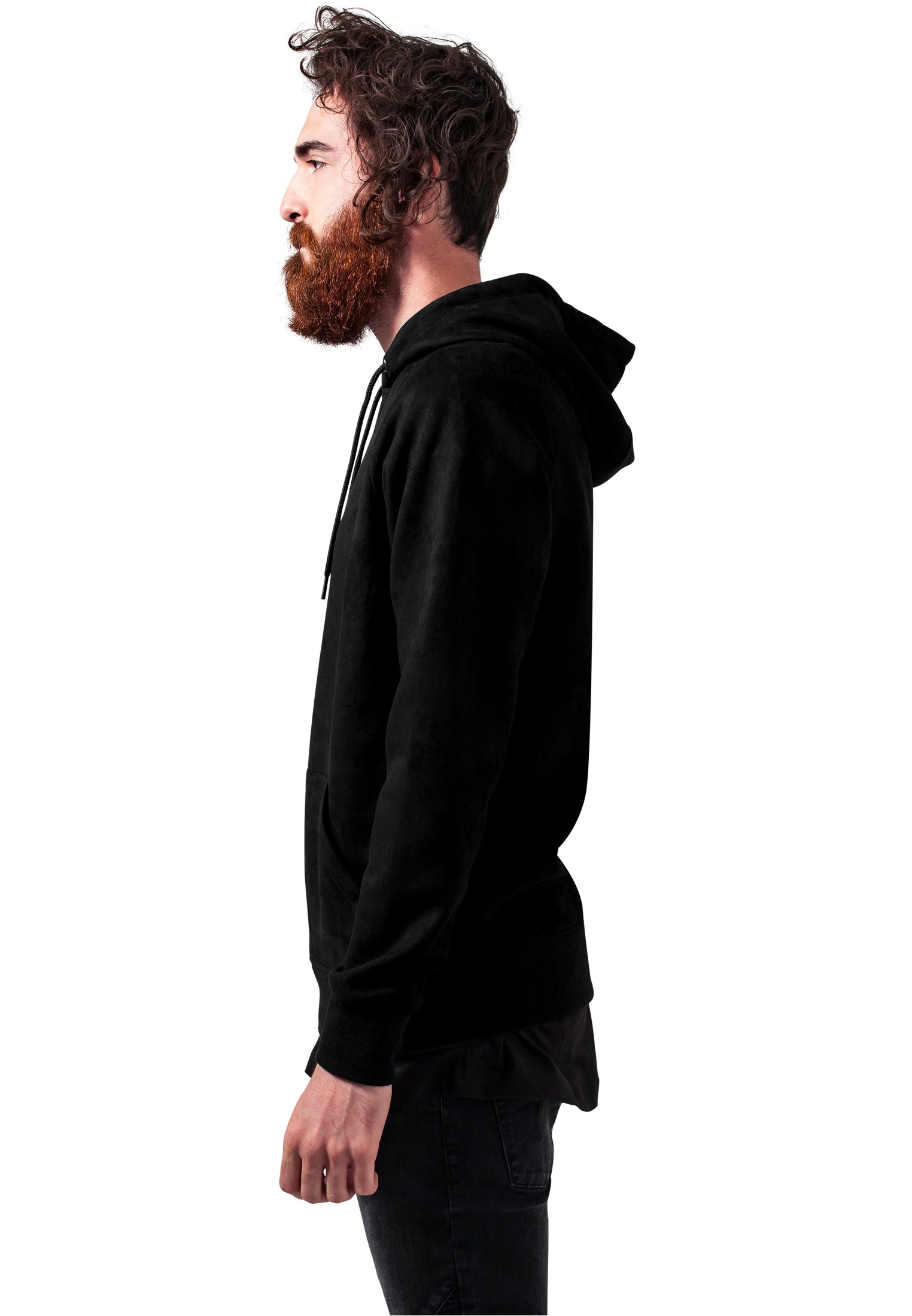 TB 1393 Imitation Suede Hoody