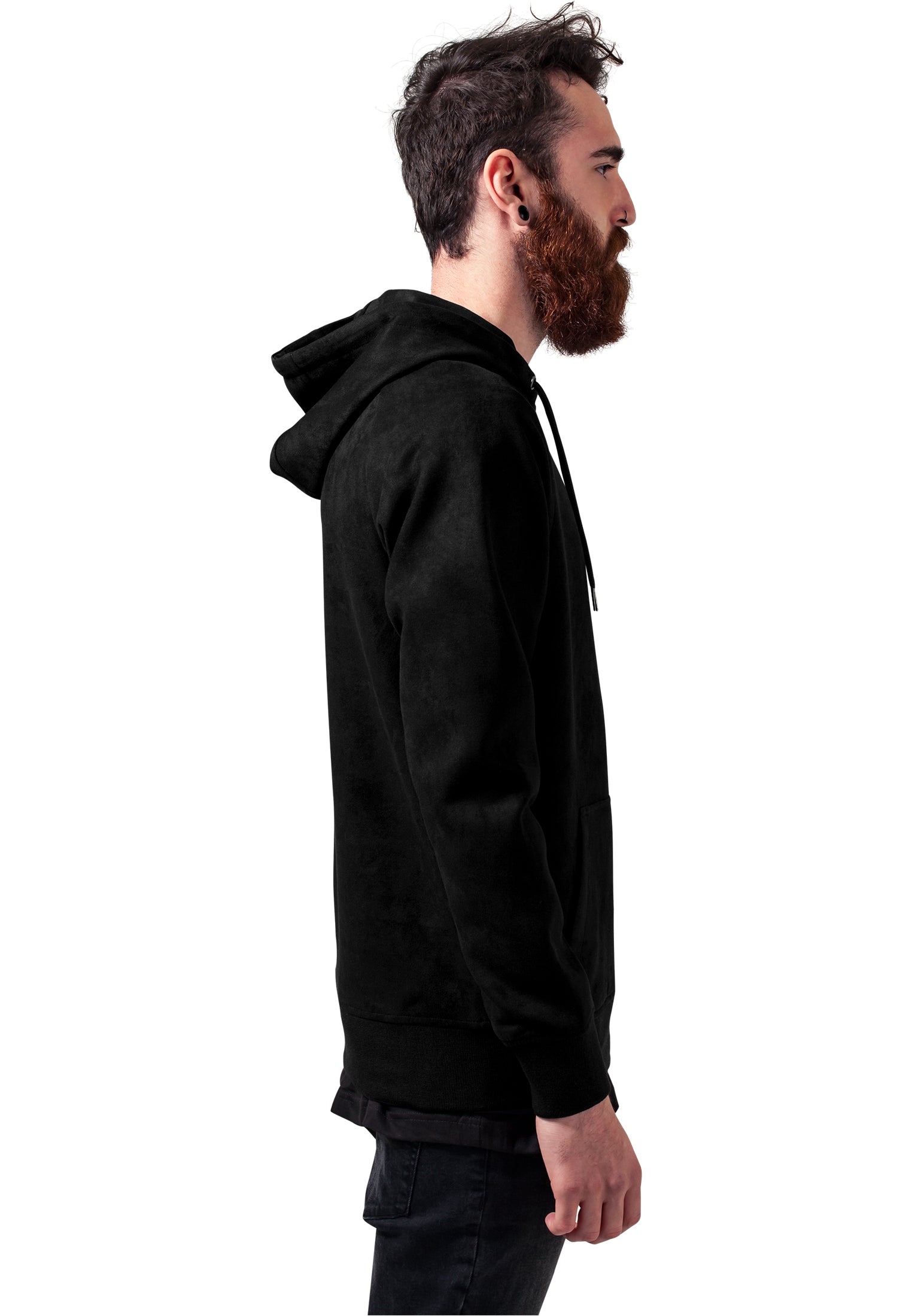 TB 1393 Imitation Suede Hoody