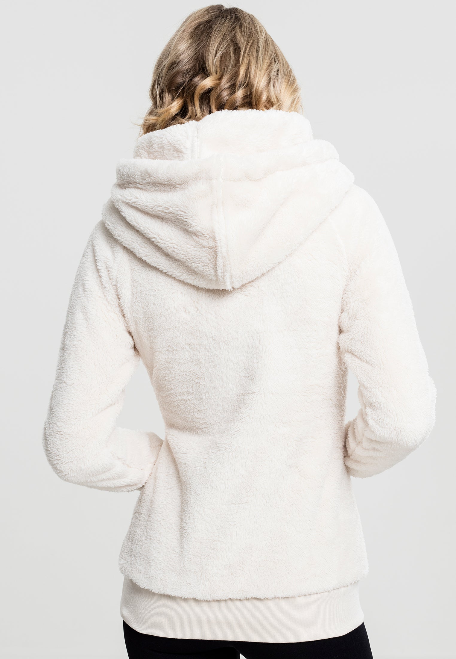 TB-1752 long teddy hoody