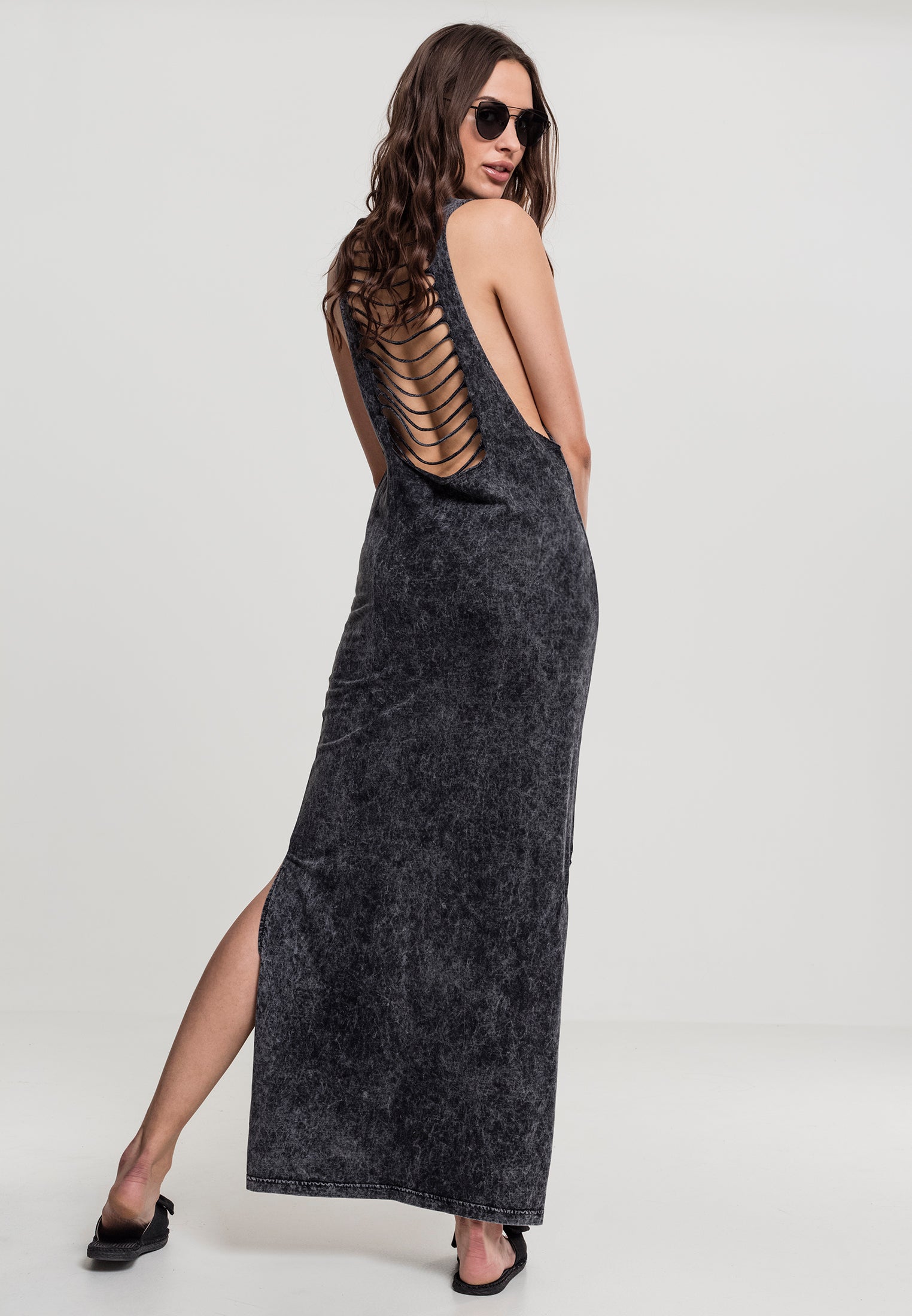TB-1921 back cut dress