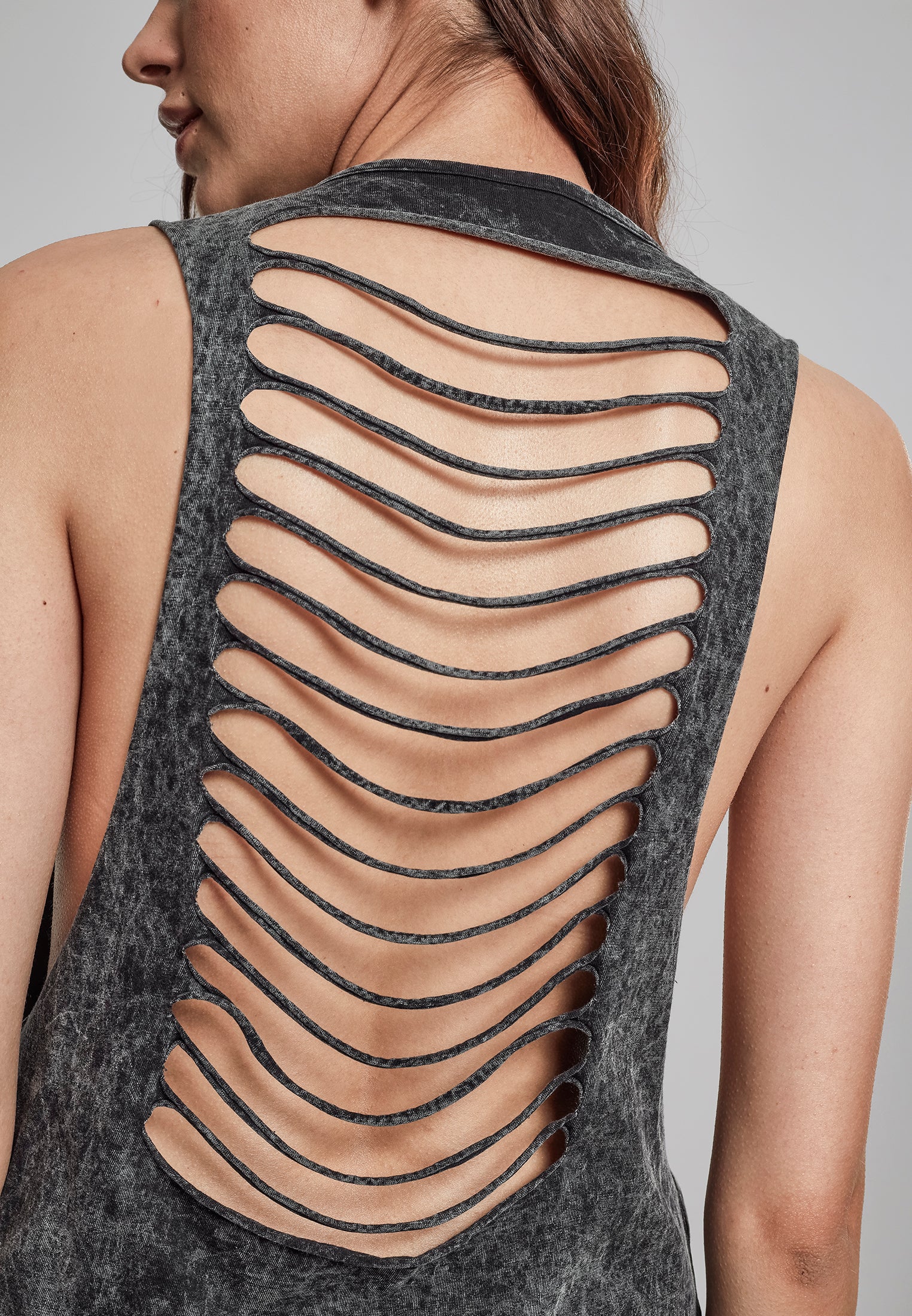 TB-1921 back cut dress