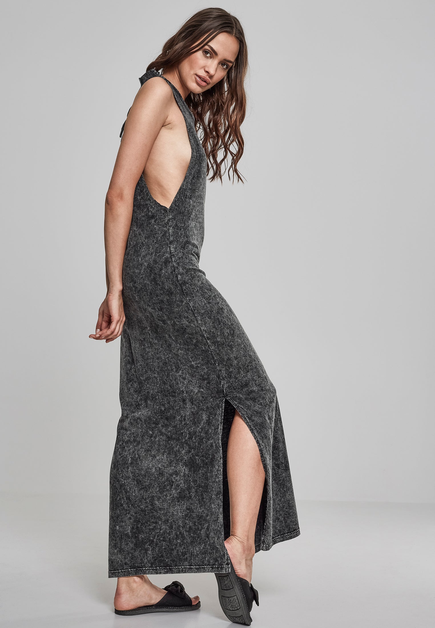 TB-1921 back cut dress