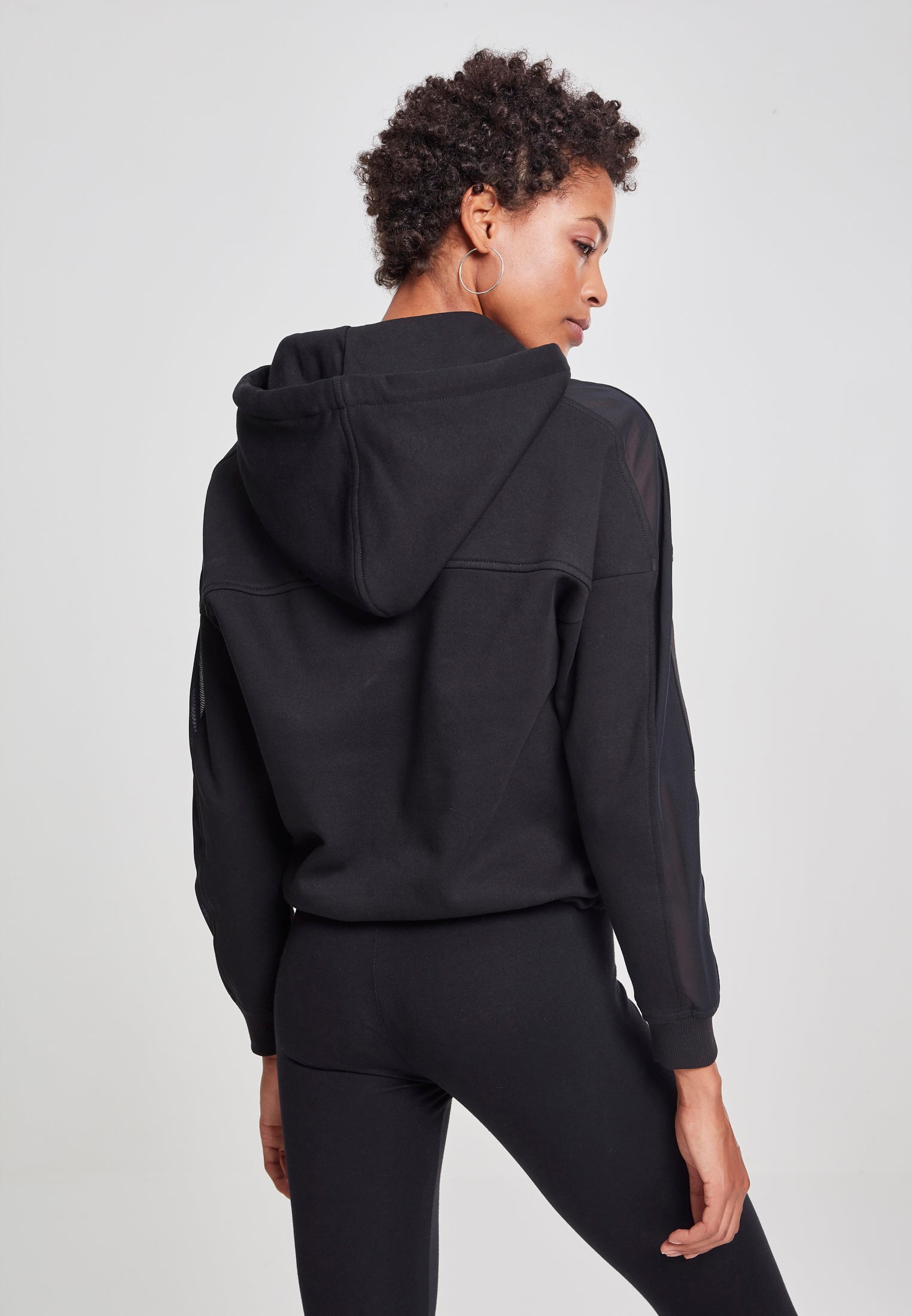 TB 2466 Ladies Oversized Tech Mesh Inset Hoody