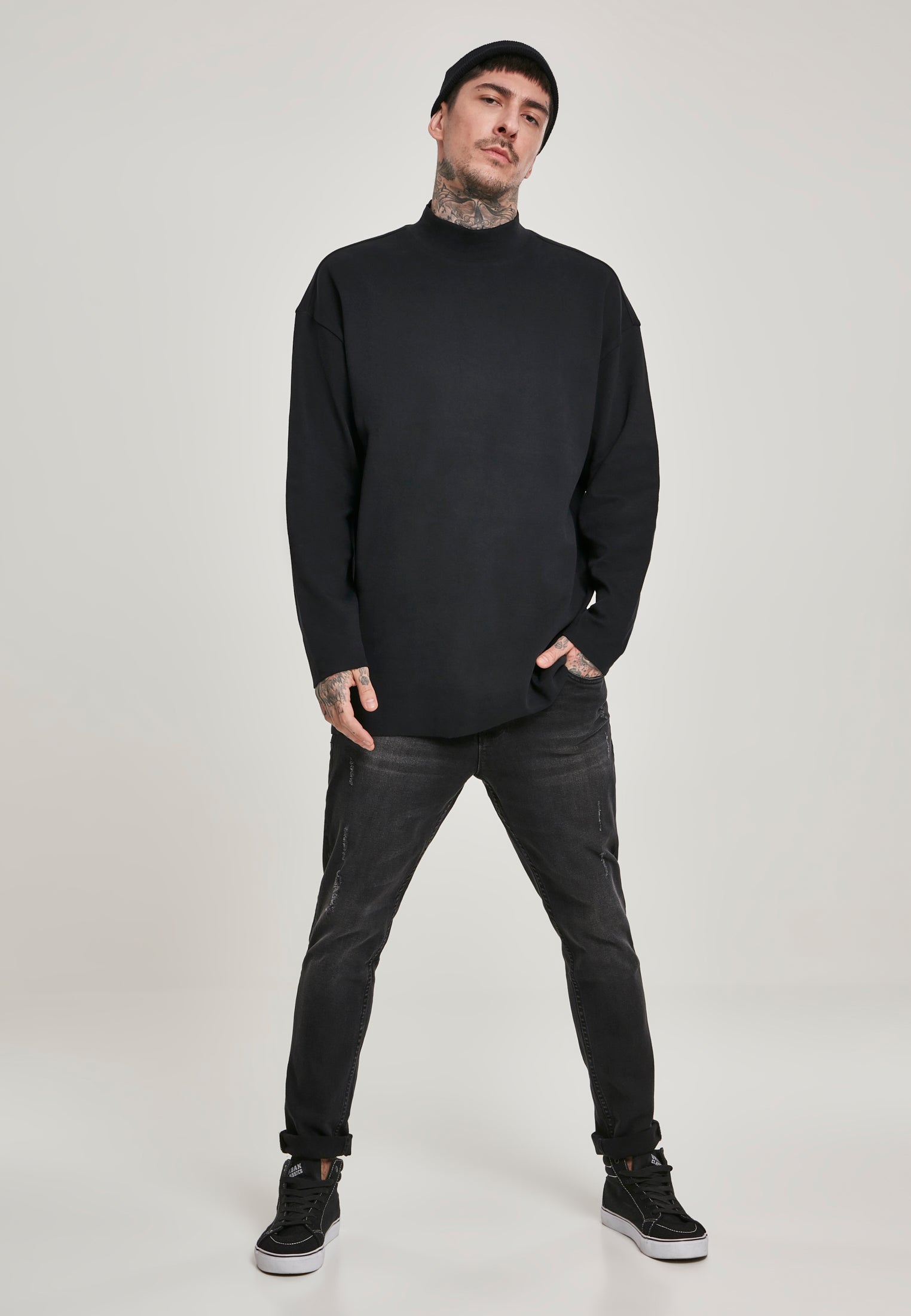 TB 3094 Peached Open Edge Interlock Winter LS