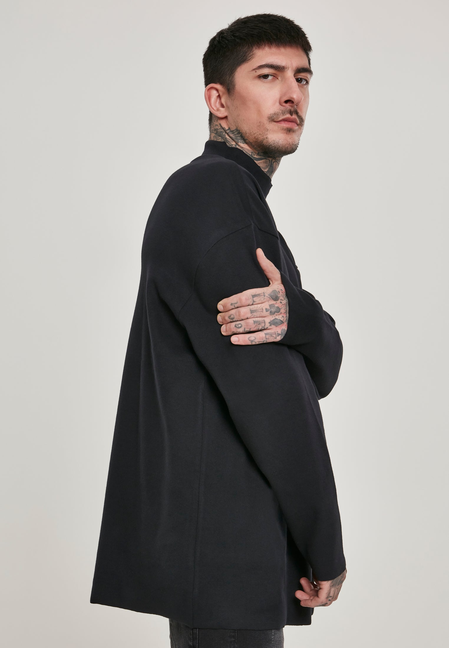 TB 3094 Peached Open Edge Interlock Winter LS