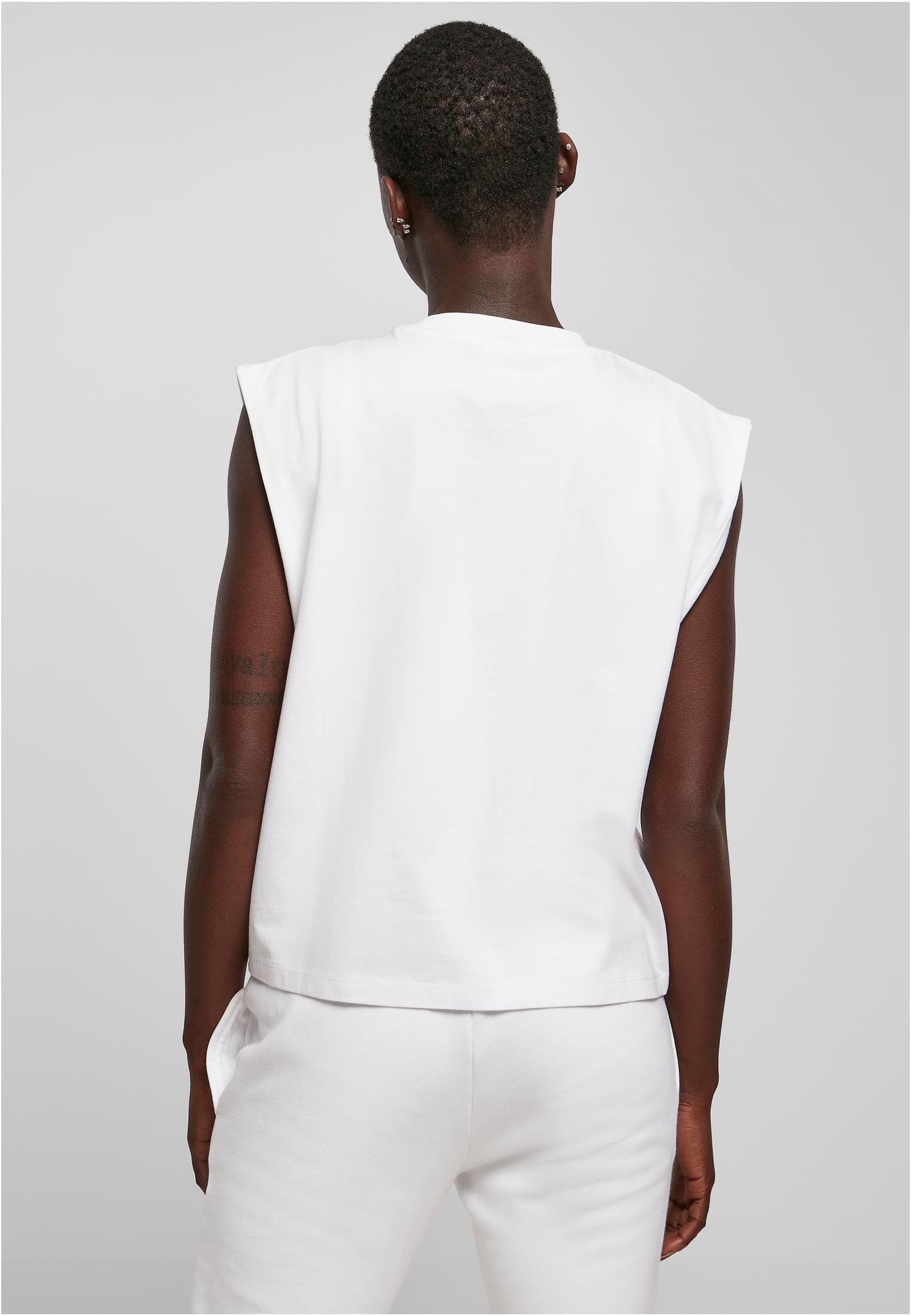 TB 5070 LADIES ORGANIC HEAVY PLEATED SHOULDER TOP