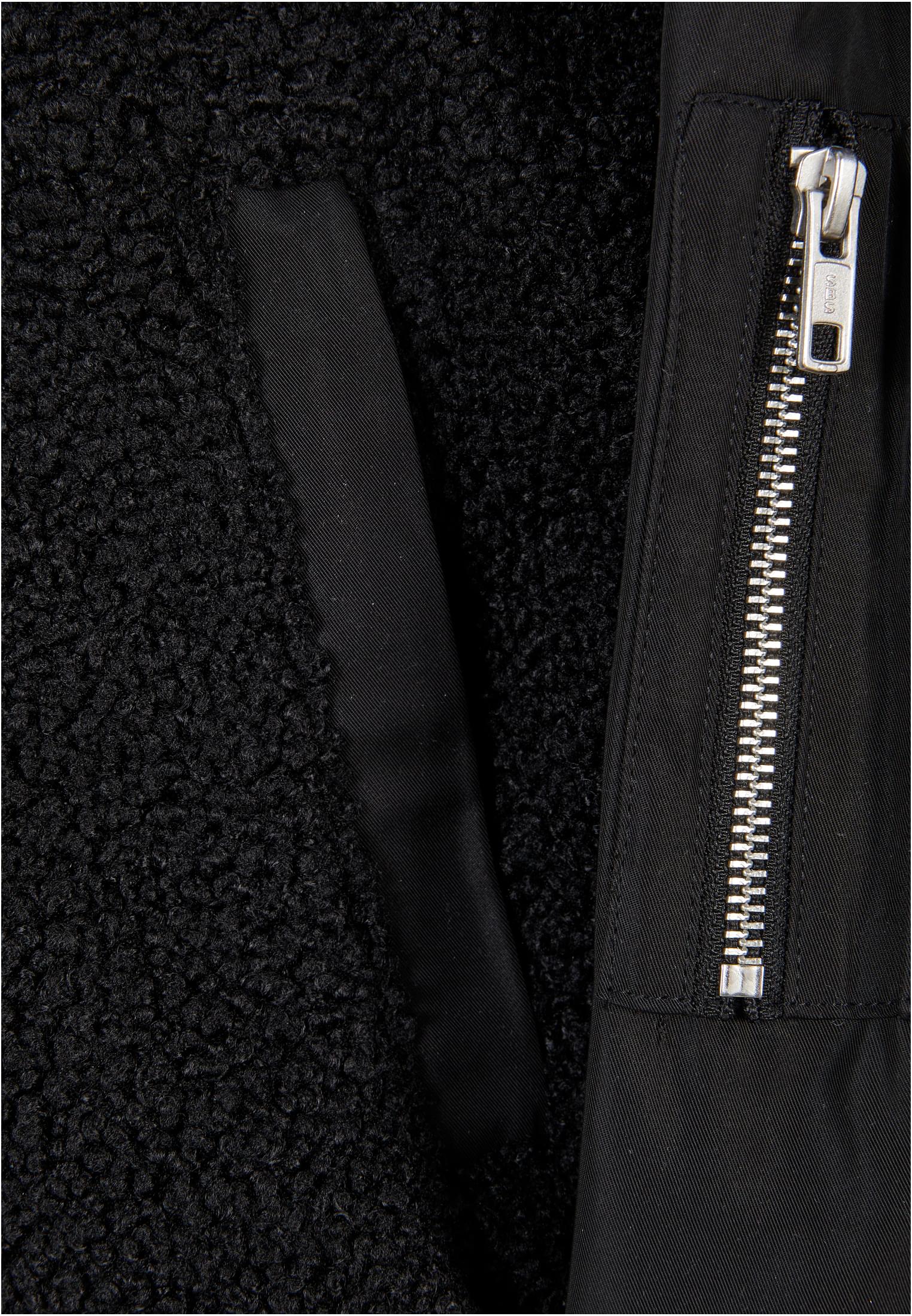 TB 5081 Ladies oversize sherpa mixed bomber